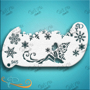 Snow Fairy D945 Diva Stencil