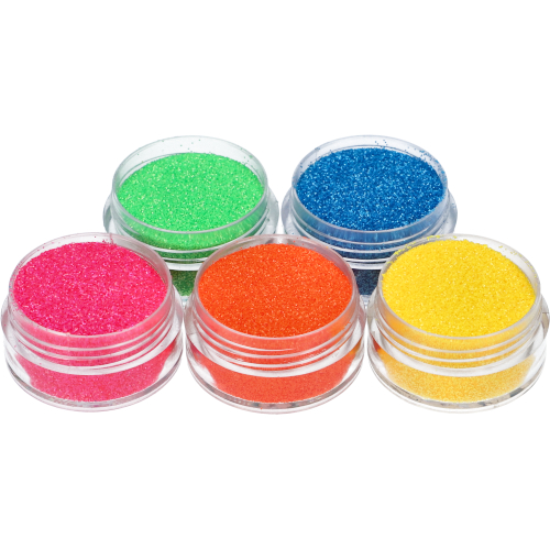 Superstar sada Fluorescent  - třpytky pro tetování