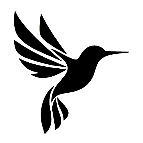 Humming Bird - tetovací šablonka