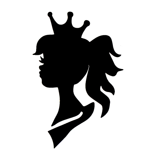 Princess Profile - tetovací šablonka