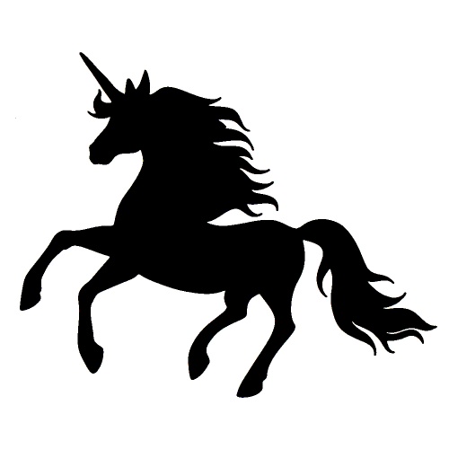 Pretty Unicorn - tetovací šablonka