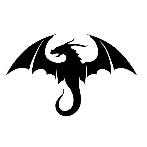 Dragon Wings - tetovací šablonka