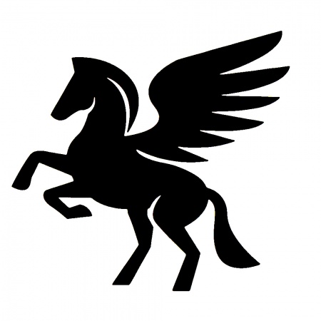 Pegasus - tetovací šablonka