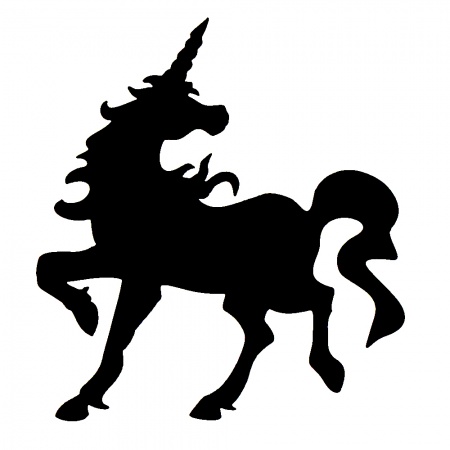 Unicorn - tetovací šablonka