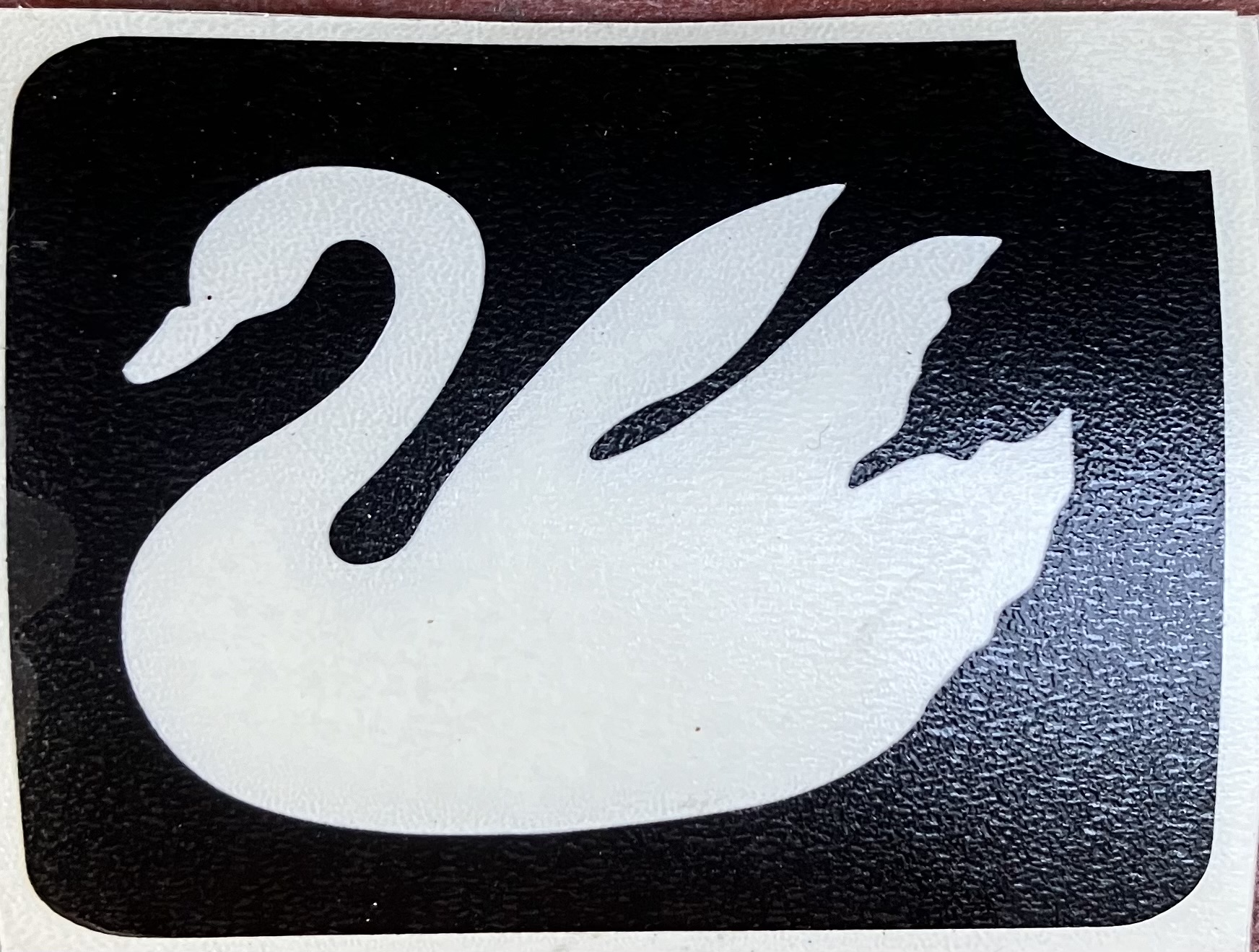 Swan - tetovací šablonka