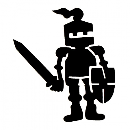 Cute Knight - tetovací šablonka