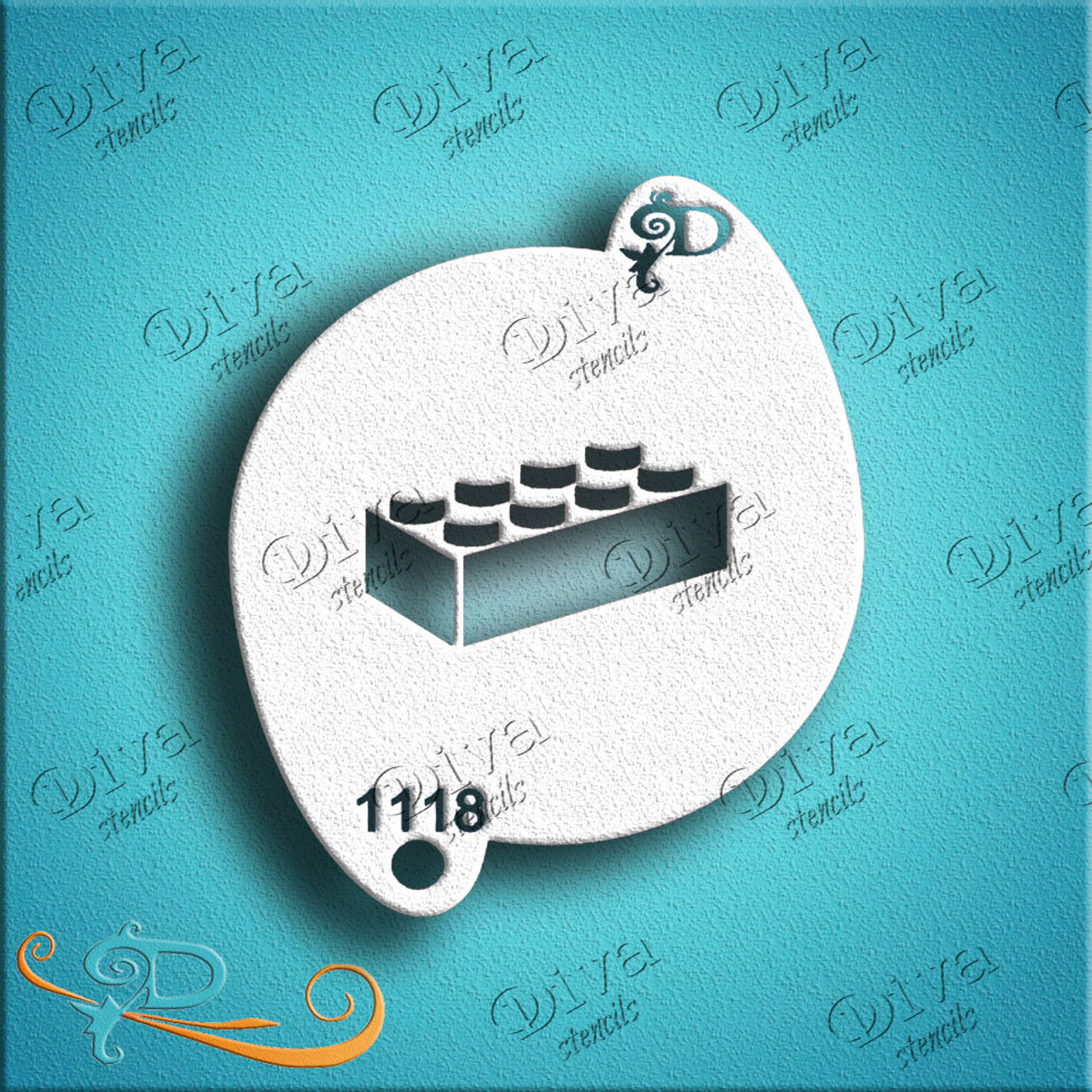 Lego Brick Diva Stencil