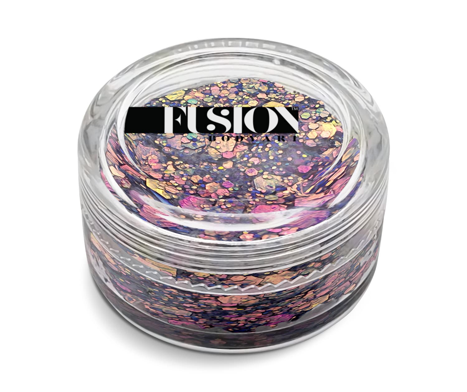 Mystical Purple 10ml - UV efekt - Fusion Body Art Glitter Cream
