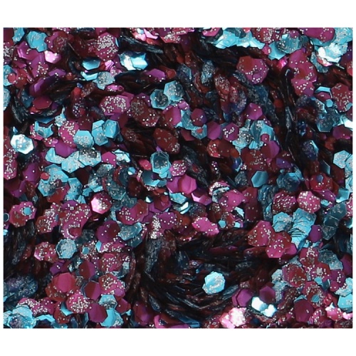 WILD PANSY Biodegradable Chunky Glitter mix 6 ml