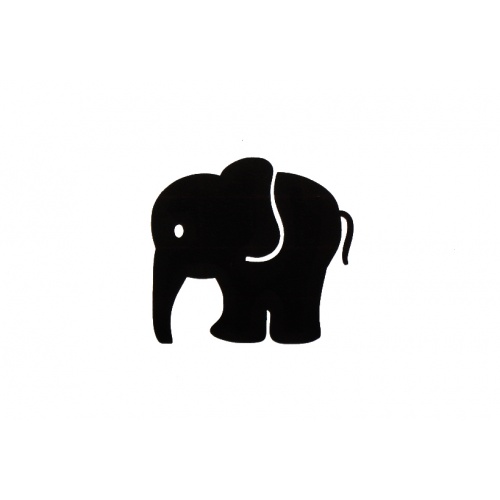 Cute Baby Elephant - tetovací šablonka