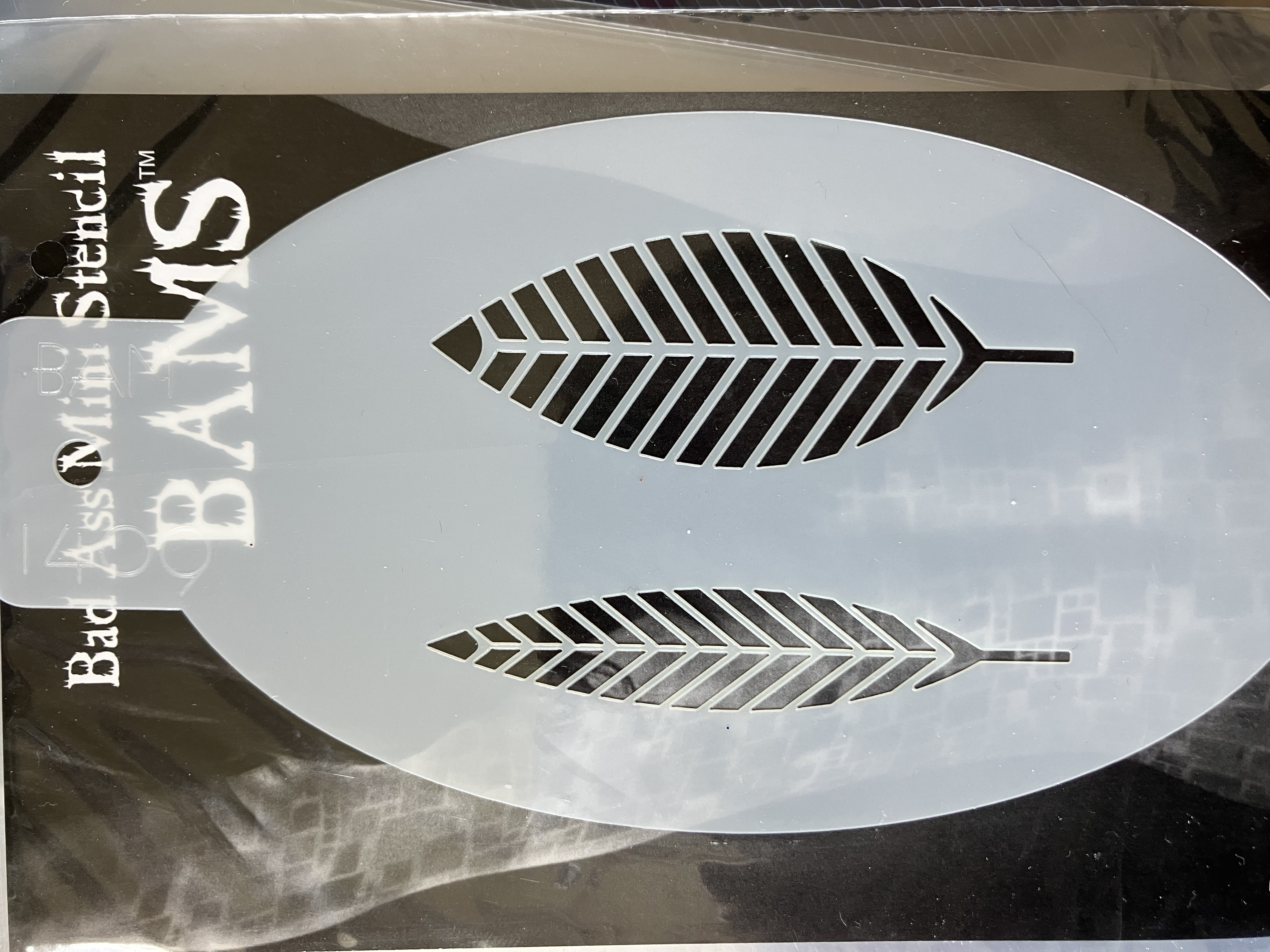 Lístek - BAMS Stencil