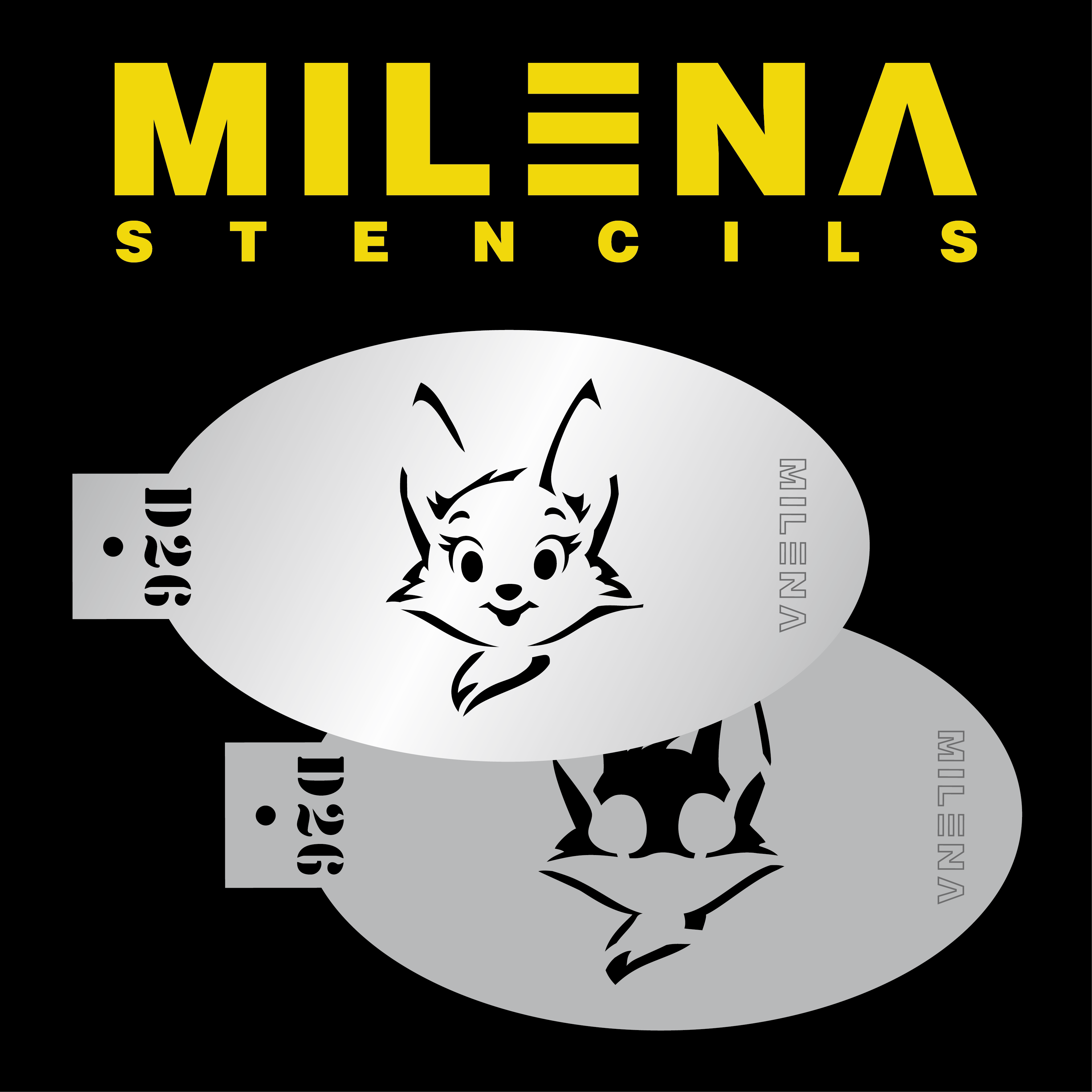 Milena Perky Fox D26 šablona