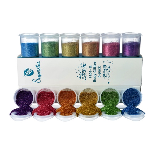 Superstar Summer Festival Fine Glitter Mix 6-pack 90 ml