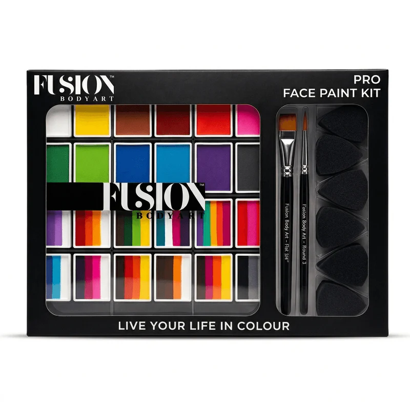 Fusion Body Art PRO Face Paint Kit 