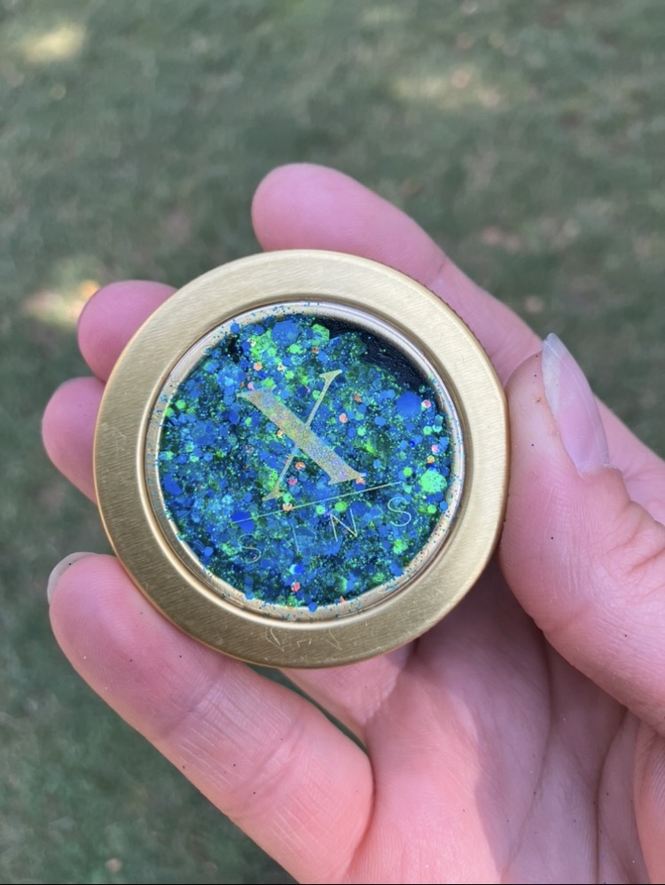 Sparkling blue (holografický efekt) X-Sins Gllitter Gel
