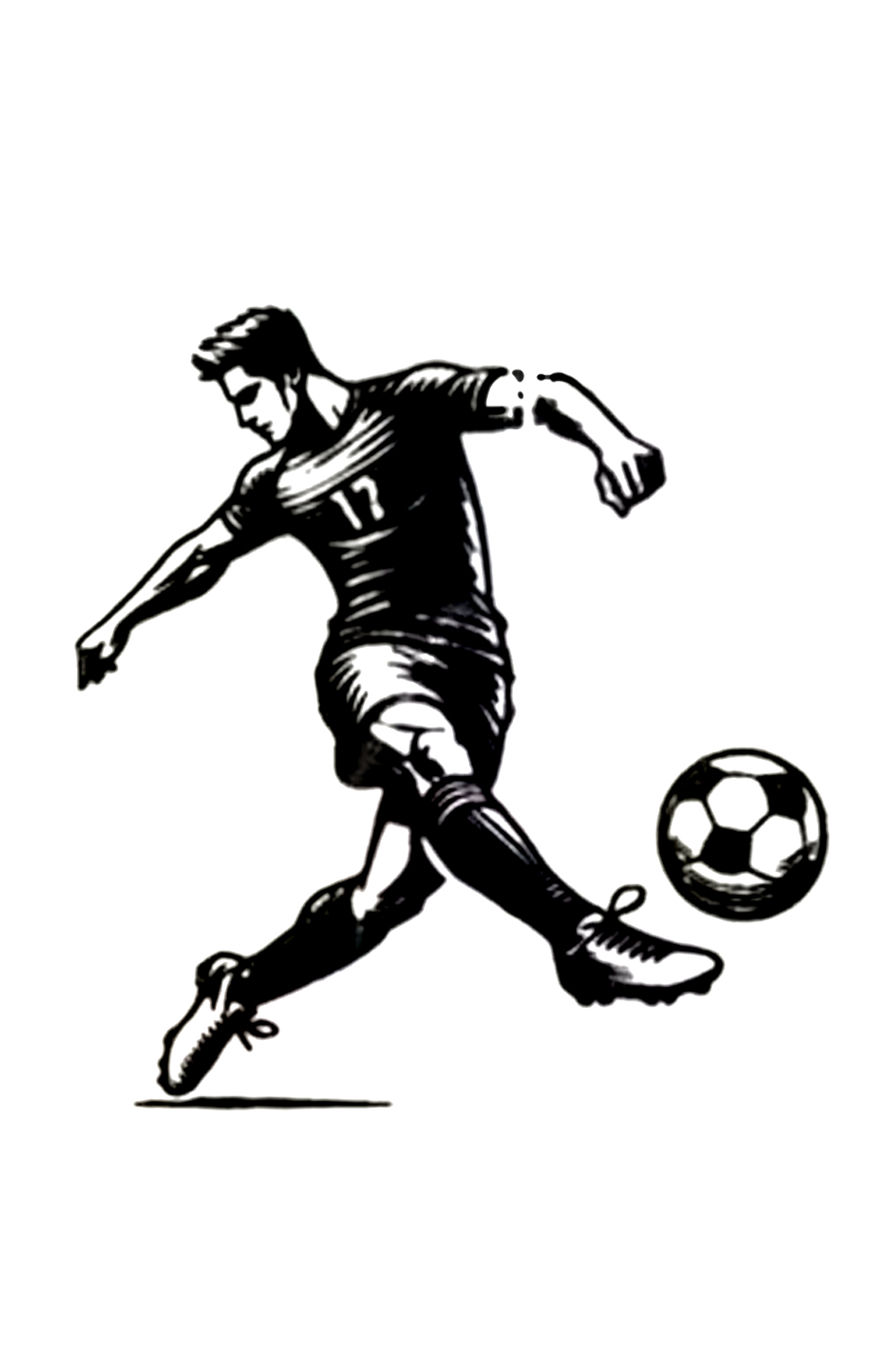 Fotbalista - Samolepící tetování vel. S