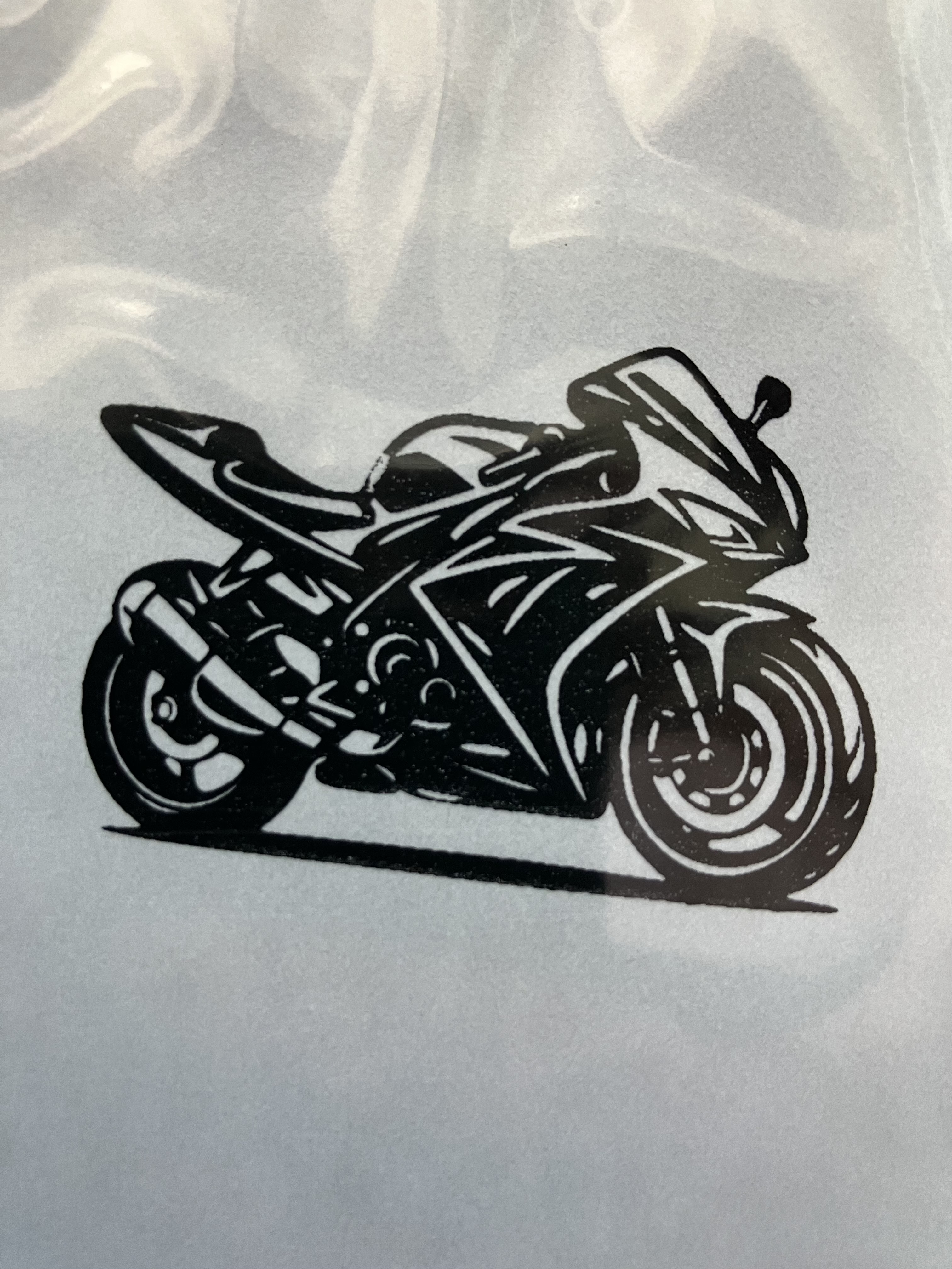 Motorka - Samolepící tetování vel. S