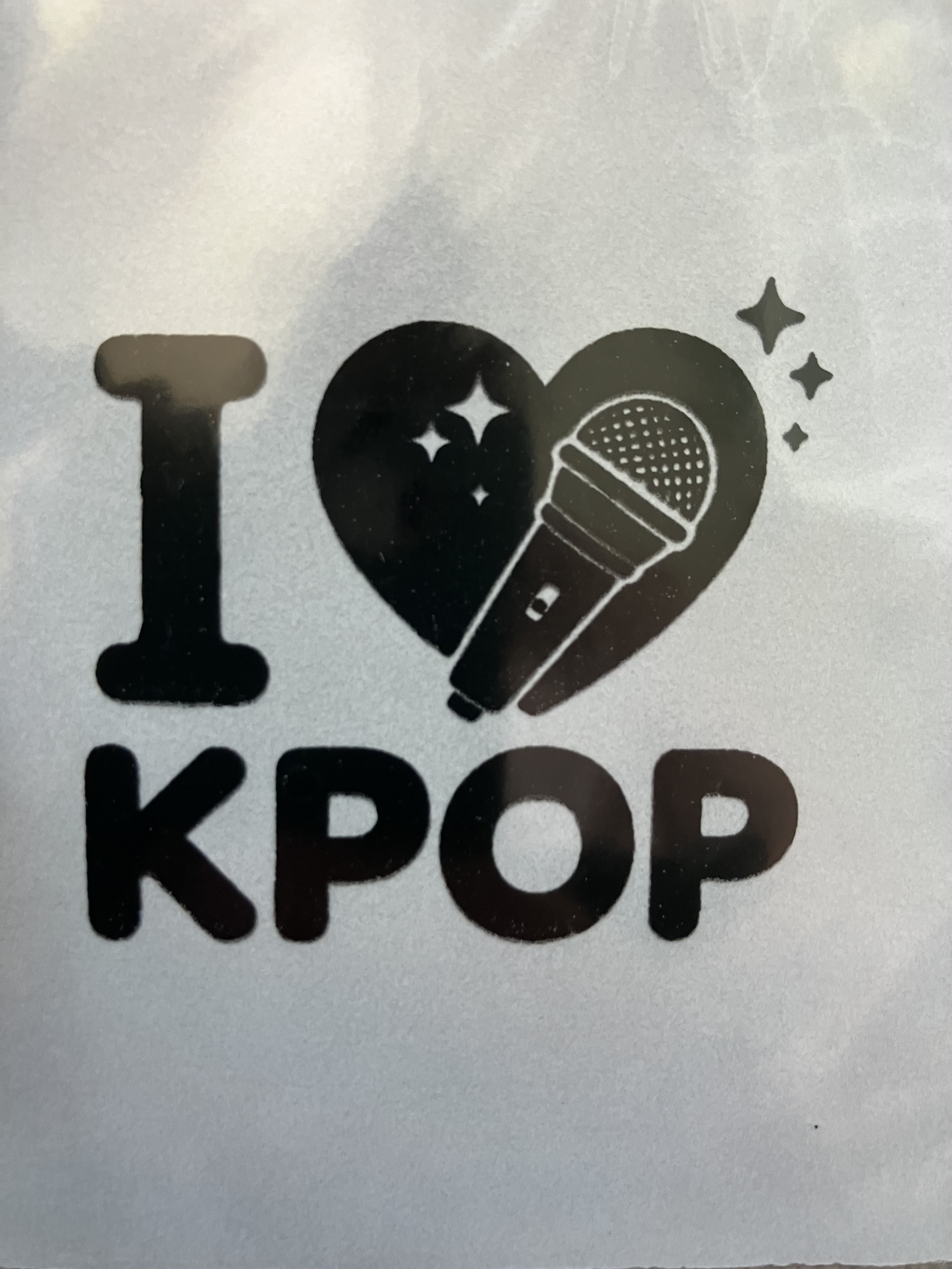 K-pop - Samolepící tetování vel. S