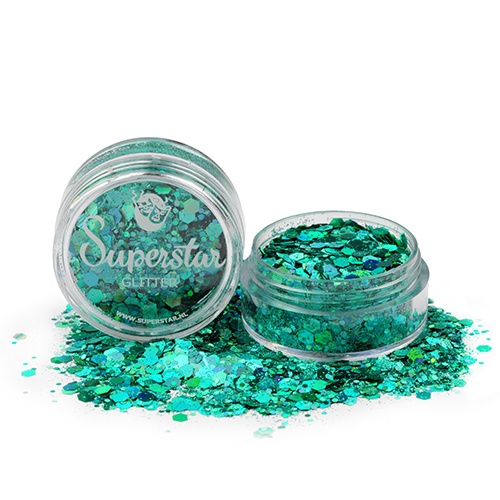 Superstar Laser Turquoise Chunky Glitter 8ml