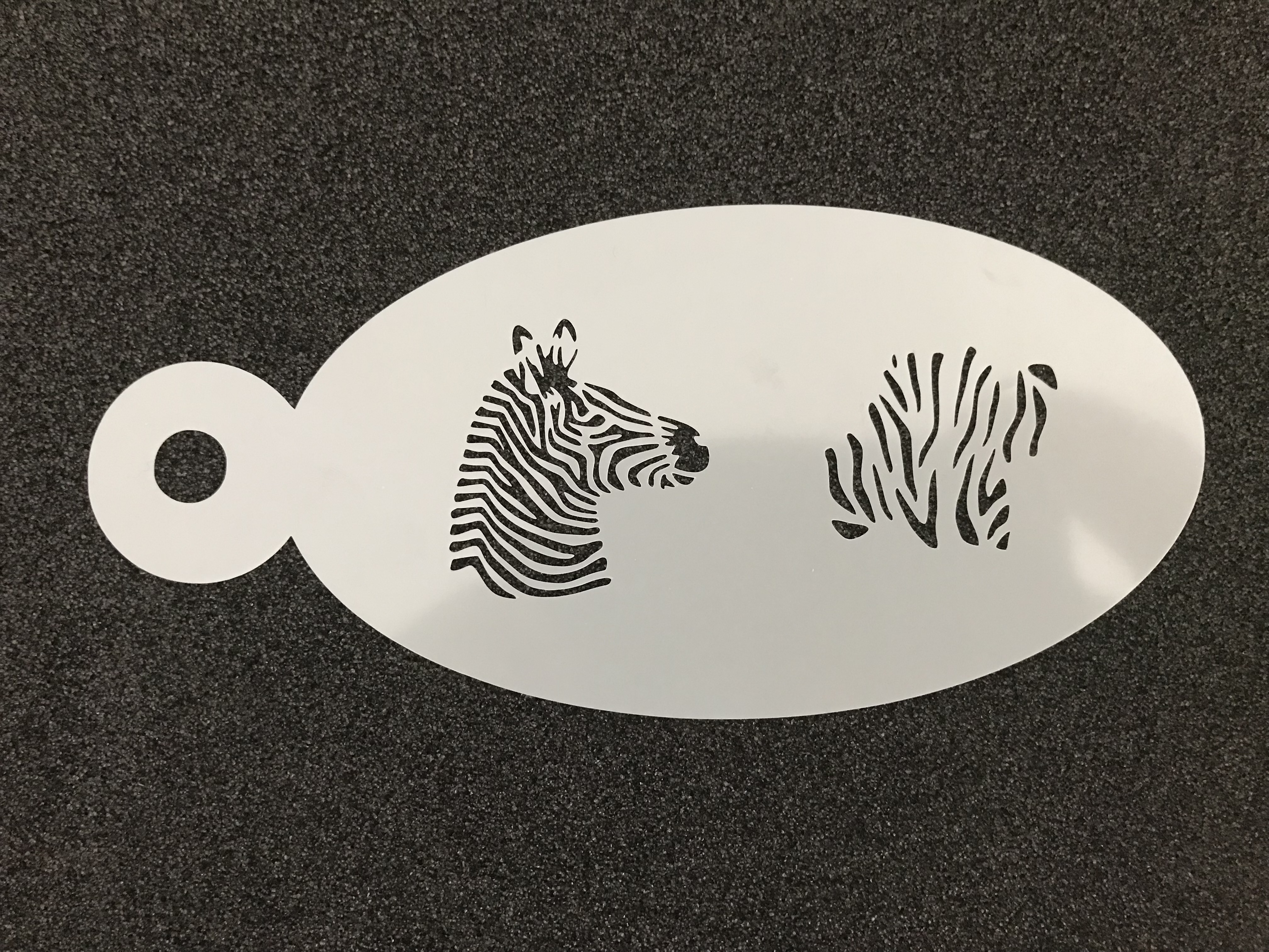 šablona zebra